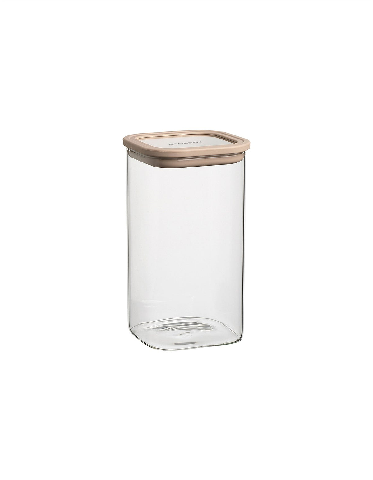 STORE SQUARE PANTRY CANISTER 1.5L ALMOND