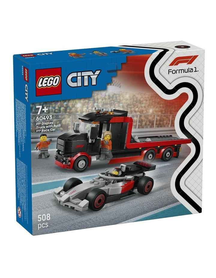 City F1 Display Truck with Audi F1 Race Car 60493