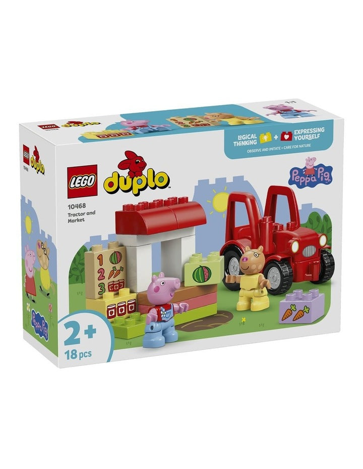 Duplo Peppa Pig Tractor And Market 10468