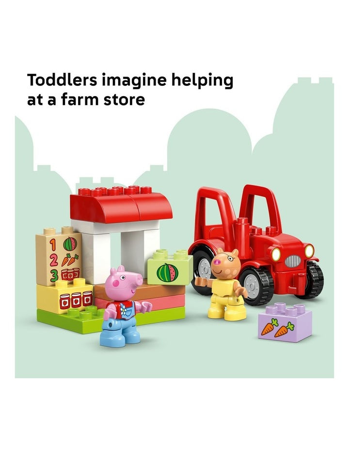 Duplo Peppa Pig Tractor And Market 10468
