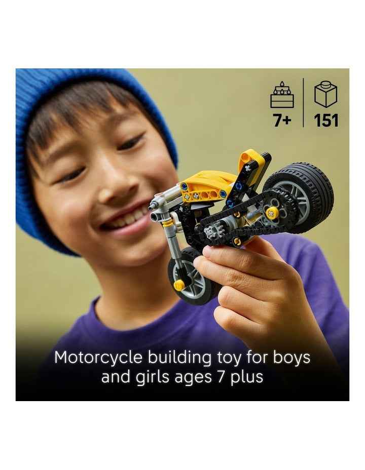 Technic Yellow Motorbike 42225