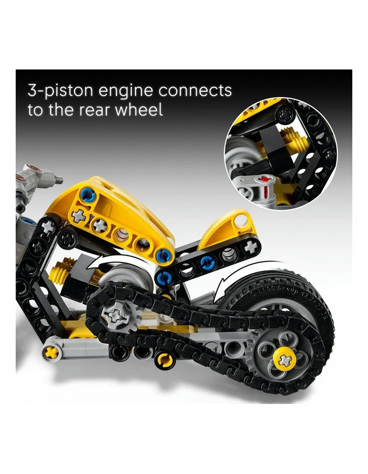 Technic Yellow Motorbike 42225