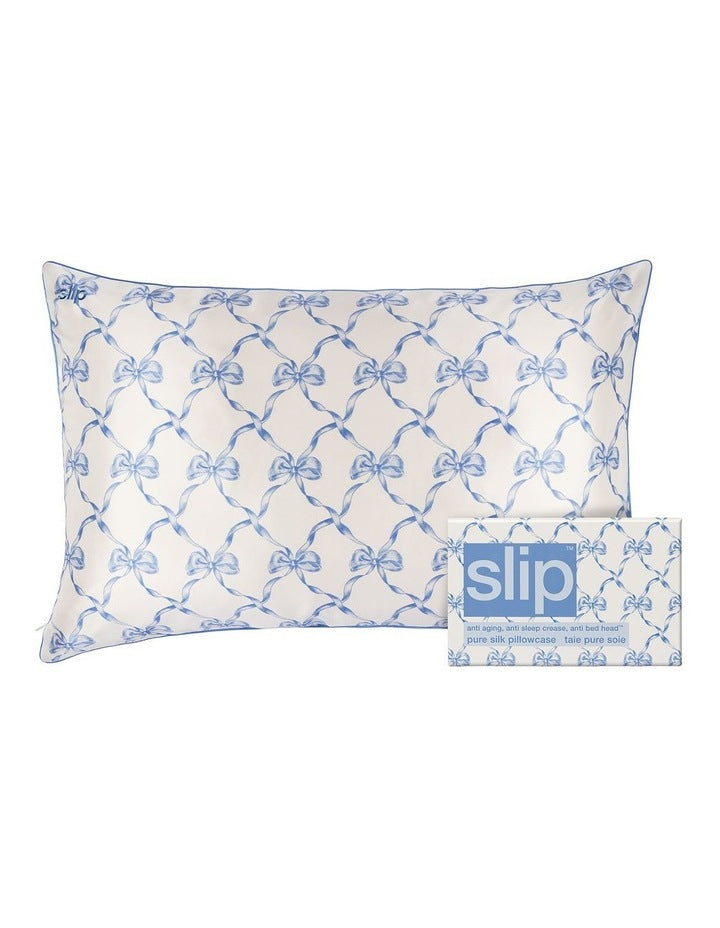 Pure Silk Queen Pillowcase in Bowie