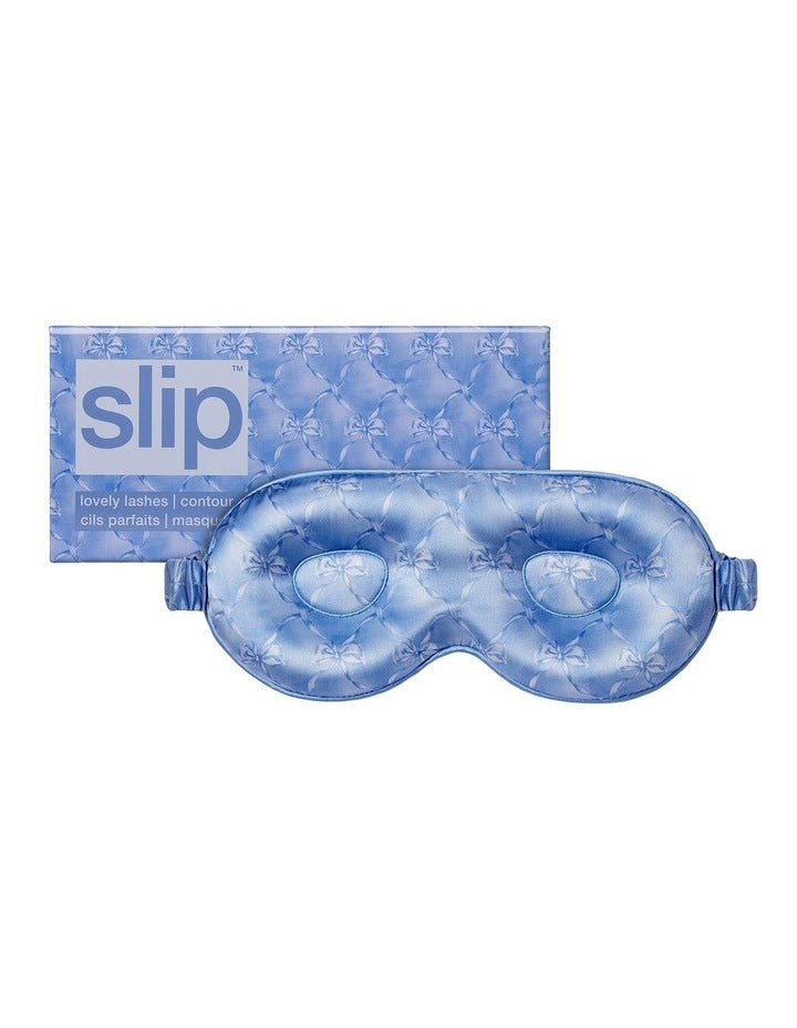 Pure Silk Contour Sleep Mask in Bluebelle