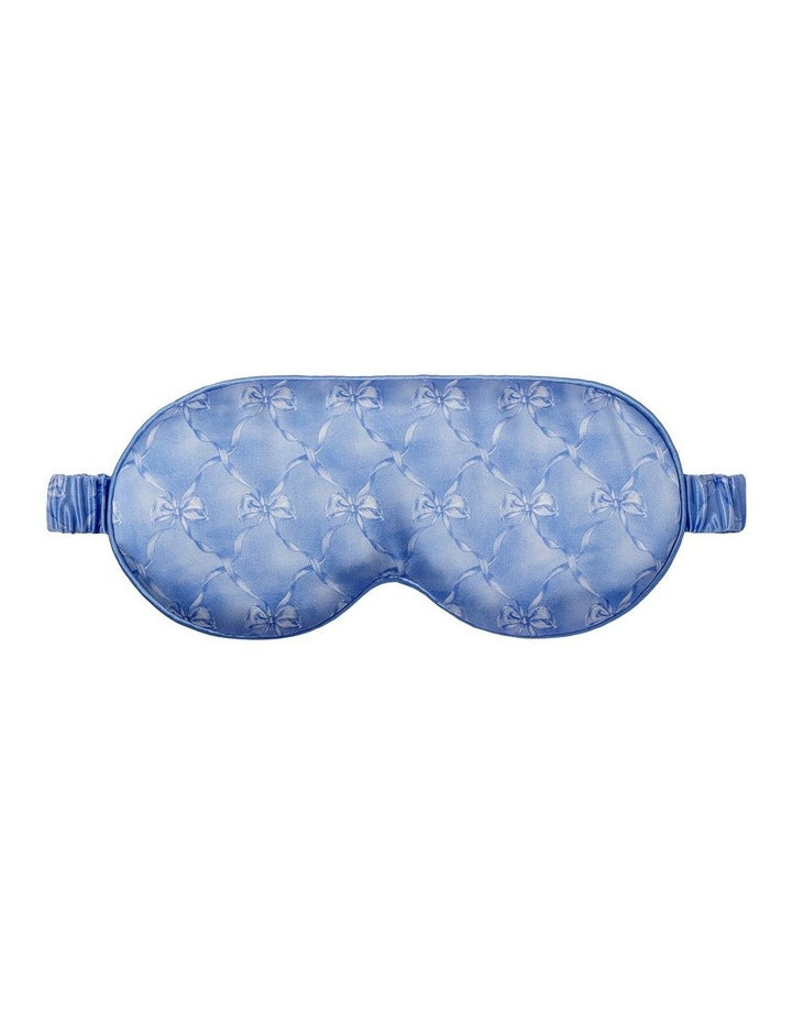 Pure Silk Contour Sleep Mask in Bluebelle