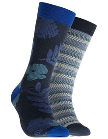 Mountains Cotton Socks 2 Pack in Multi