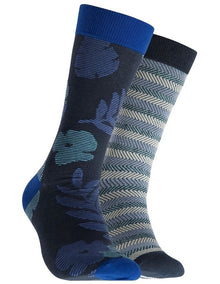 Mountains Cotton Socks 2 Pack in Multi