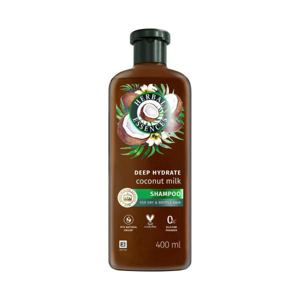 HERBAL ESSENCES SHAMPOO DEEP HYDRATE COCONUT MILK HAIRCARE 400 ML