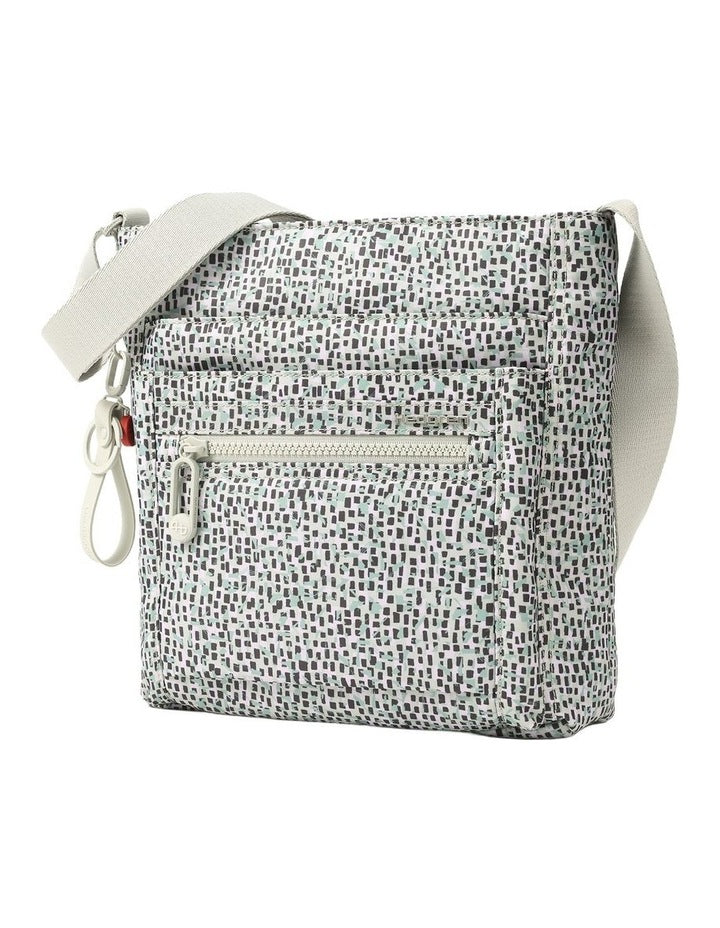 Orva Crossbody Bag in Grey Print