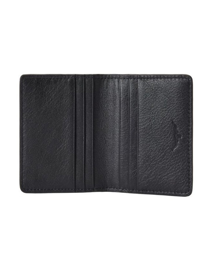 Farrier Fold Cardholder Wallet in Black