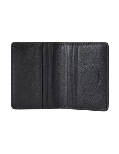 Farrier Fold Cardholder Wallet in Black