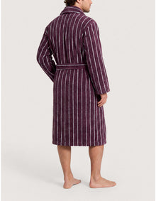 AVEN STRIPE DAD ROBE SMALL / MEDIUM ROBE IN CLOVE