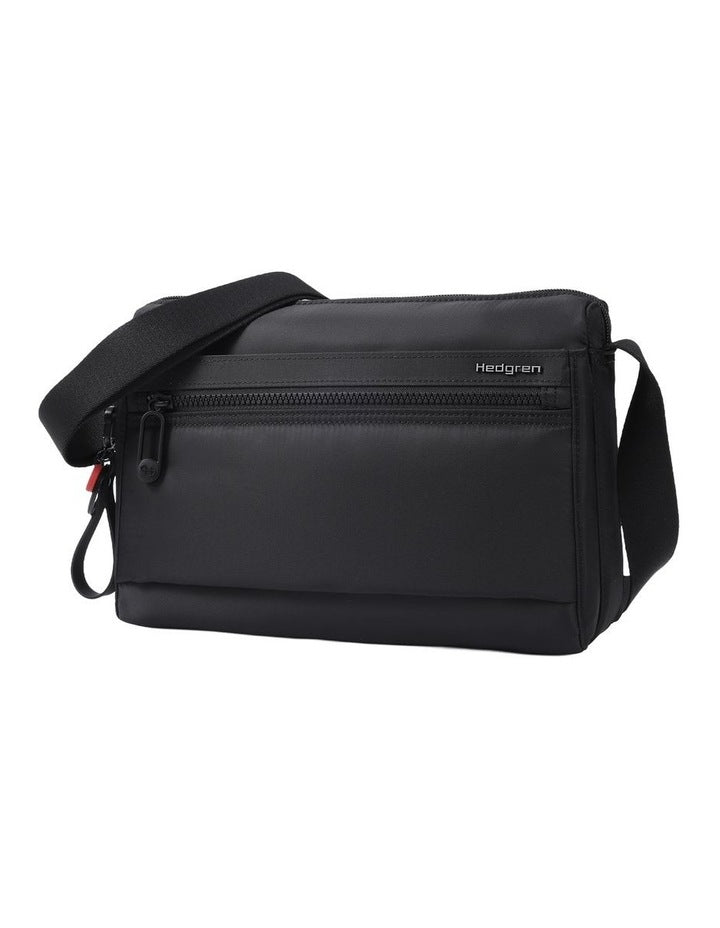 Eye M Crossbody Bag in Black