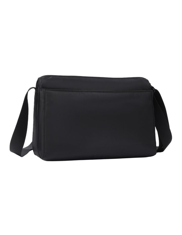 Eye M Crossbody Bag in Black