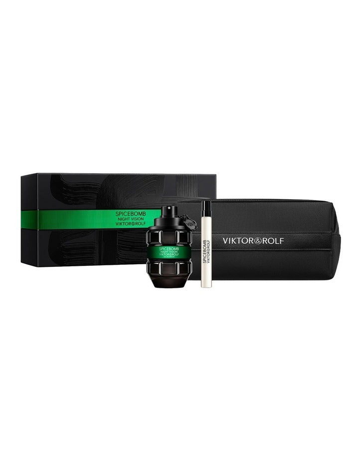 Spicebomb Night Vision EDP 90ml Set (Includes Spicebomb Night Vision EDT 10ml & Pouch)