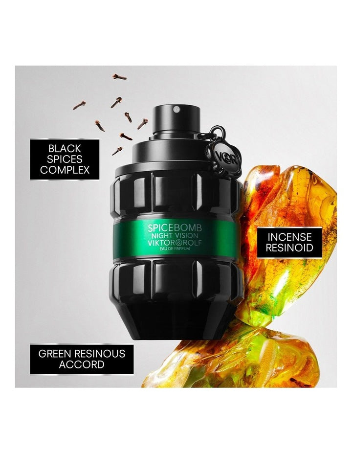 Spicebomb Night Vision EDP 90ml Set (Includes Spicebomb Night Vision EDT 10ml & Pouch)