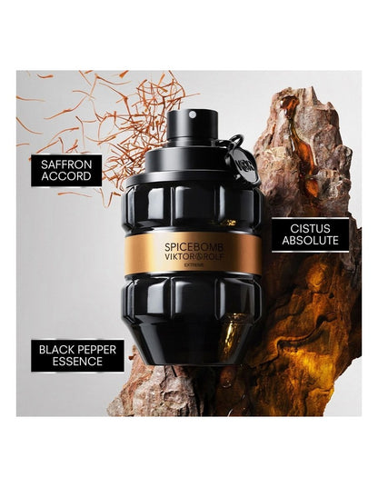 Spicebomb Extreme EDP 90ml Set (Includes Spicebomb Extreme EDT 10ml & Pouch)