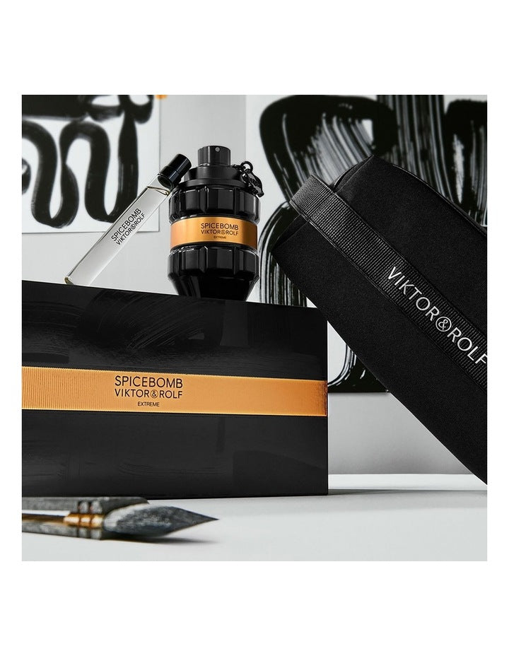 Spicebomb Extreme EDP 90ml Set (Includes Spicebomb Extreme EDT 10ml & Pouch)