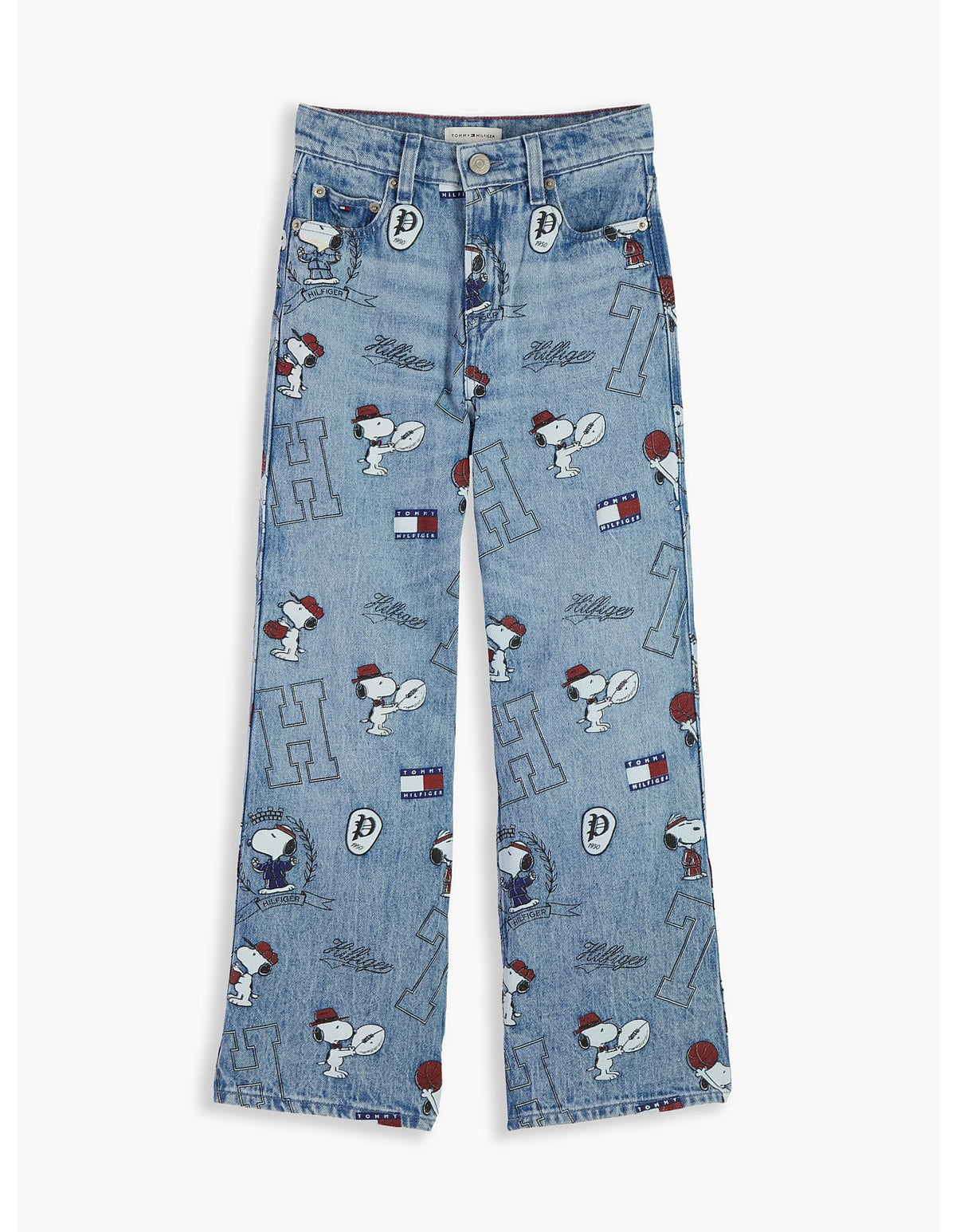 Girls 8-16 Mabel High Rise Wide Leg Peanuts® Jeans