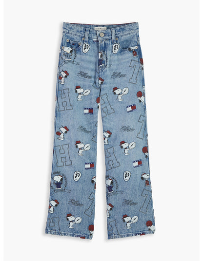 Girls 8-16 Mabel High Rise Wide Leg Peanuts® Jeans