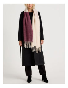 Dayton Brushed Winter Scarf in Blush