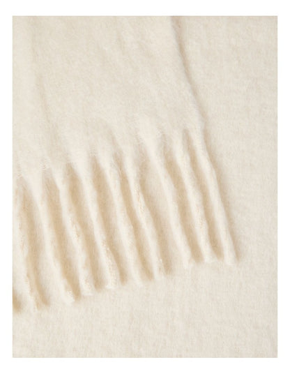 Sienna Brushed Chunky Winter Scarf in Cream