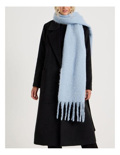 Lydia Two Tone Winter Scarf in Blue