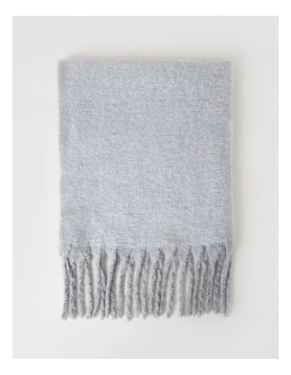 Lydia Two Tone Winter Scarf in Grey
