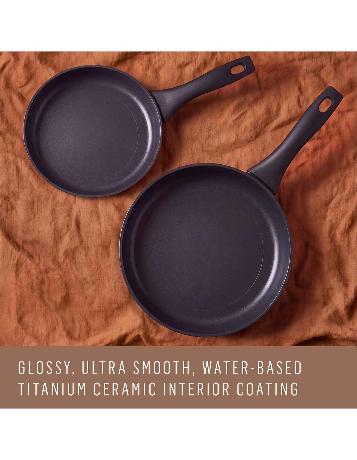 Essteele Per Domani Ceramic Induction Open French Skillet Twin Pack 20/26cm