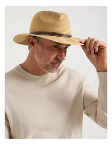 Crushie Panama Hat in Tan