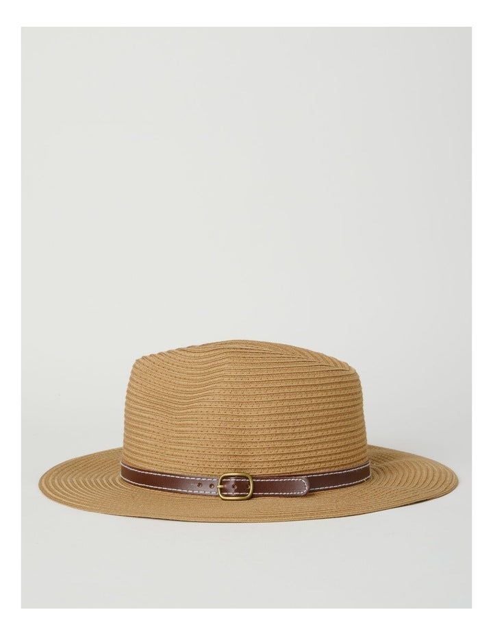 Crushie Panama Hat in Tan