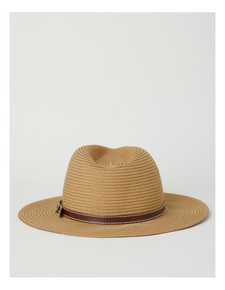 Crushie Panama Hat in Tan