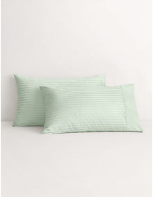1200TC MILLENNIA PILLOWCASE PAIR IN LIGHT PEPPERMINT