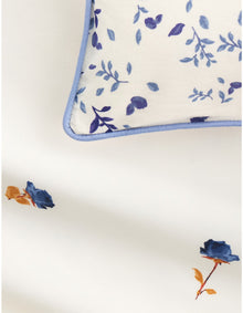 BAYLEY DITSY FLORAL SINGLE QUILT COVER SET IN CORNFLOWER