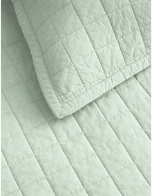 REILLY QUEEN BED COVER IN LIGHT PEPPERMINT