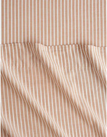 REILLY STRIPE DOUBLE SHEET SET IN SPICE