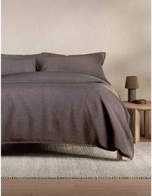 REILLY QUEEN QUILT COVER SET IN PETROL