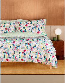 BAYLEY BLOOM DOUBLE QUILT COVER SET IN POPPY