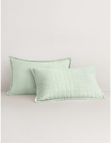 REILLY PILLOWCASE SHAM IN LIGHT PEPPERMINT