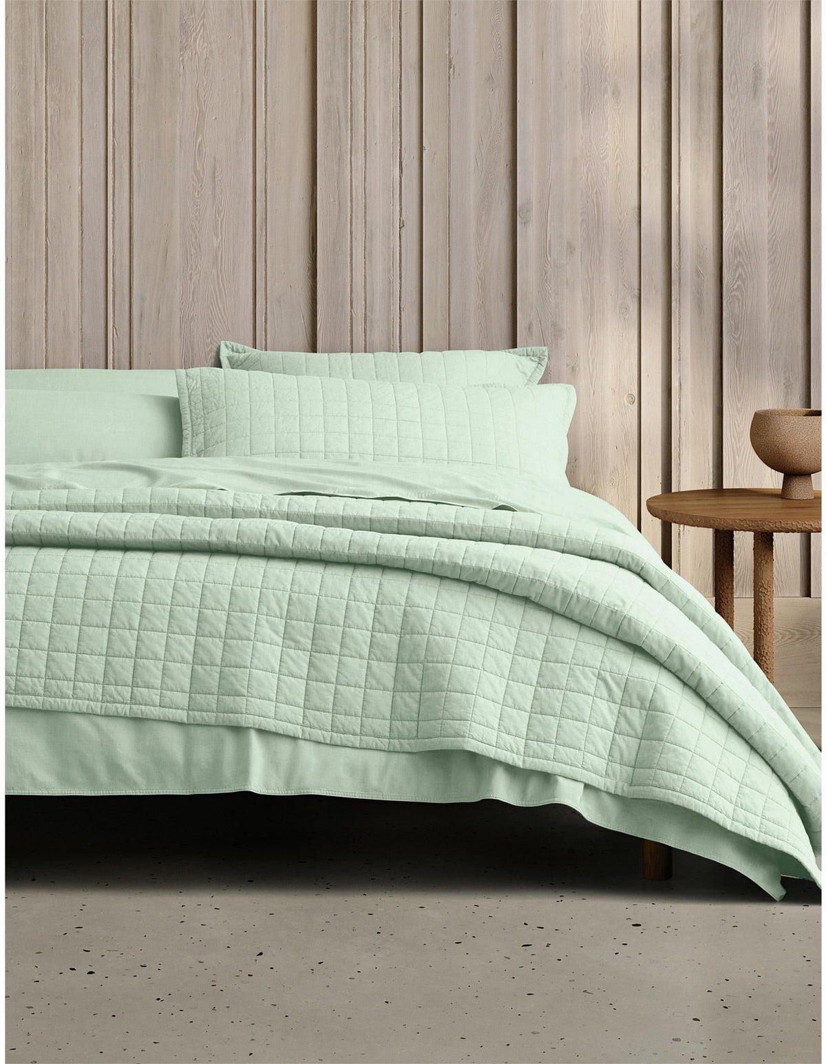 REILLY PILLOWCASE SHAM IN LIGHT PEPPERMINT