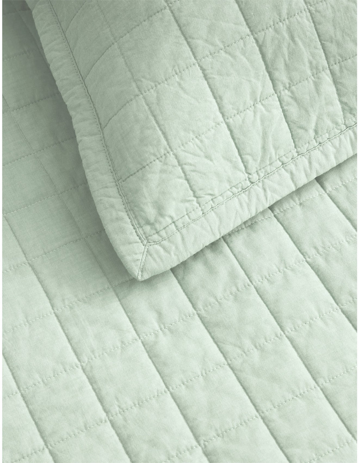 REILLY PILLOWCASE SHAM IN LIGHT PEPPERMINT