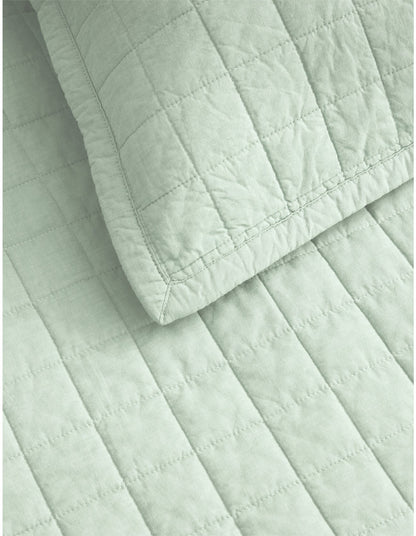 REILLY PILLOWCASE SHAM IN LIGHT PEPPERMINT