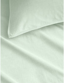 REILLY DOUBLE QUILT COVER SET IN LIGHT PEPPERMINT