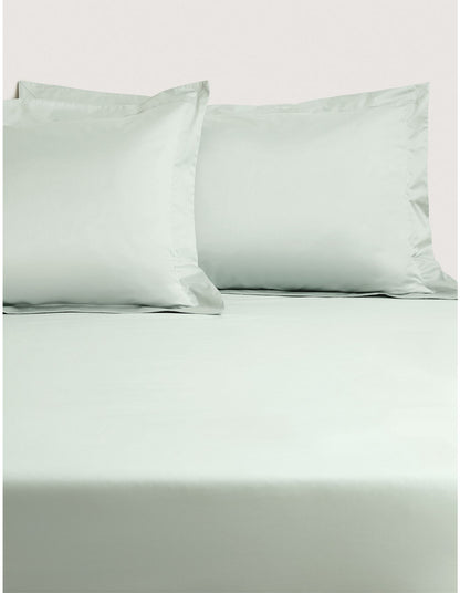 1200TC ULTIMATE SATEEN FITTED SHEET IN LIGHT PEPPERMINT
