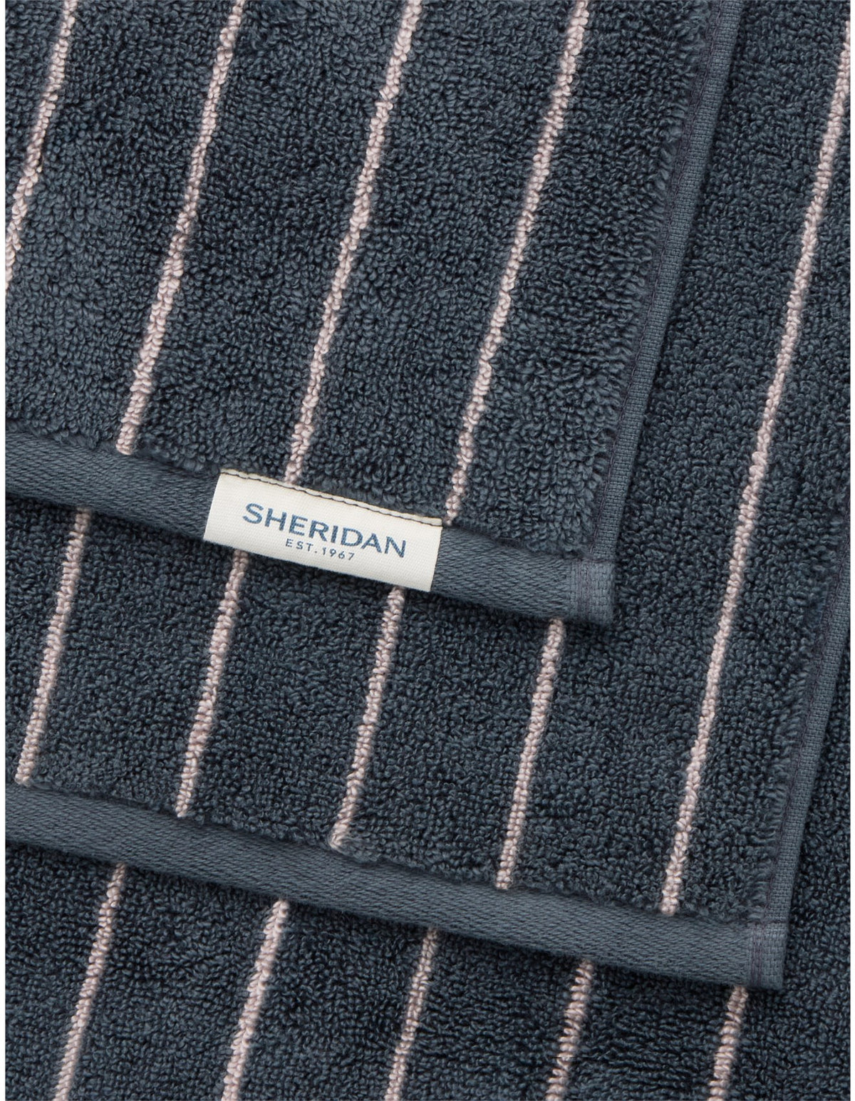 AVEN STRIPE BATH MAT IN ECLIPSE