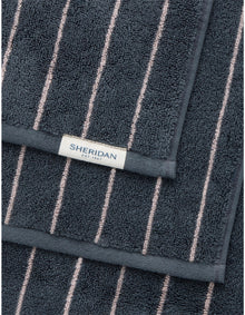 AVEN STRIPE BATH MAT IN ECLIPSE