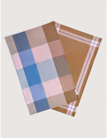 LUMO TEA TOWEL 2 PACK IN NUTMEG