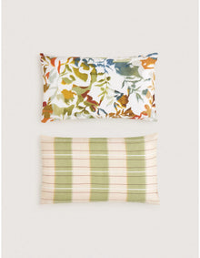 TRAVEL PILLOWCASE SET IN ARTICHOKE