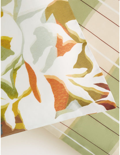 TRAVEL PILLOWCASE SET IN ARTICHOKE