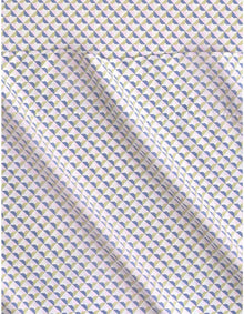 BAYLEY MICRO GEO KING SHEET SET IN CORNFLOWER